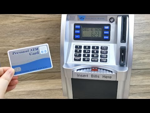 Electronic ATM Savings Box with Password Lock &amp; Debit Card