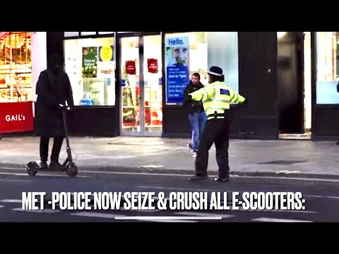 ⚠️ WARNING ⚠️ MET-POLICE, will now permanently seize &amp; crush, all #escooter they stop: