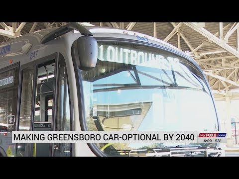 City of Greensboro plans top be car-optional by 2040