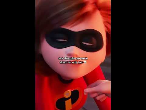 this edit though 🔥|| the incredibles 2 #shorts