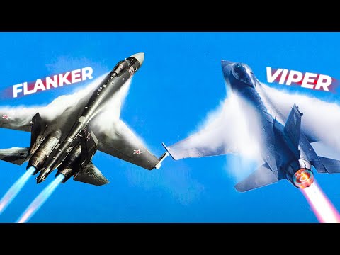 US F-16 Viper VS Russian Su-35 - Which Jet Would Win In A Dogfight!?