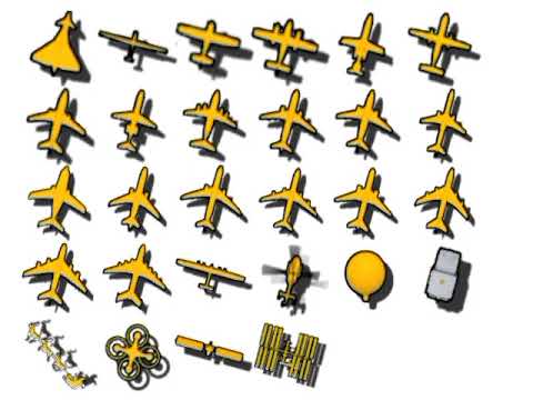 all types of planes in flight radar 24 with photos