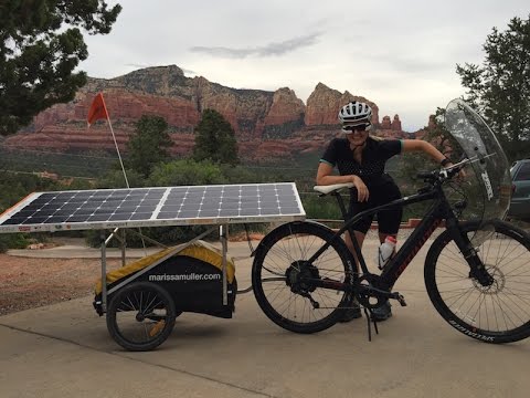 Solar Electric Bike Cross Country Adventure | Electric Bike Report