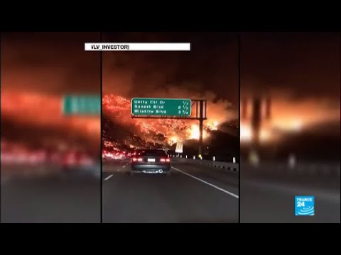 California: Four wildfires rage in the Los Angeles area