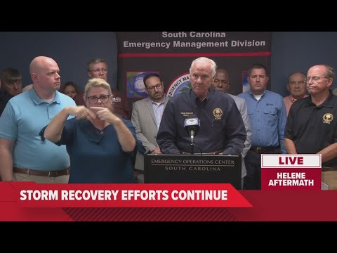 South Carolina power outages, storm damage update: full video