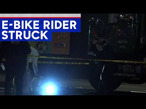 Dump truck critically injures e-bike rider in Brooklyn