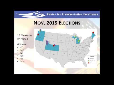 2015 Transit Election Trends - 6 Stops to Success Webinar 1 (11/10/2015)