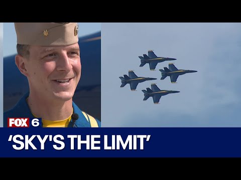 Madison Blue Angels pilot fulfills childhood dream: &#039;Sky&#039;s the limit&#039; | FOX6 News Milwaukee