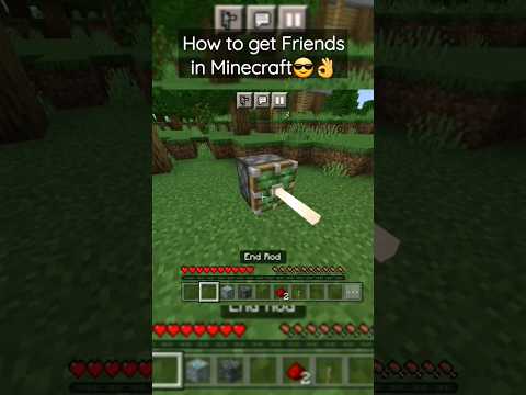 How to get Friends in Minecraft😎👌 #shorts