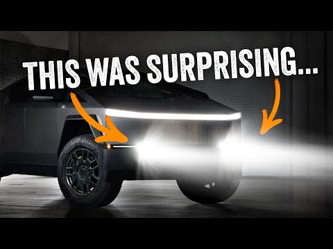 Tesla Cybertruck&#039;s Lighting Exposed | A Complete Lighting Tour from Back to Front