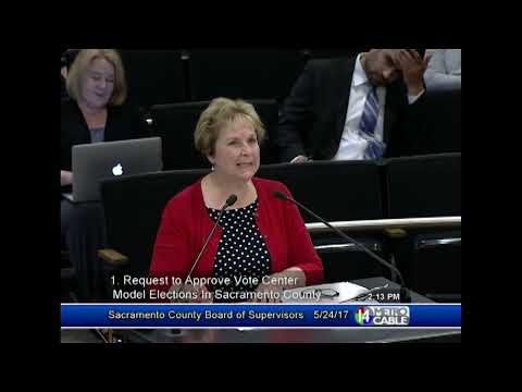 Sacramento County Board of Supervisors - May 24, 2017