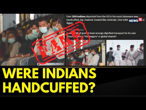 Were Illegal Indian Immigrants Handcuffed on US Deportation Flight? Fact-Check &amp; Truth Revealed!