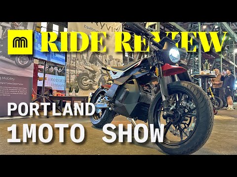 Micromobility at the One Moto Show: Ryvid&#039;s New E-Moto, Test Rides, Interviews, Flat Track Racing!