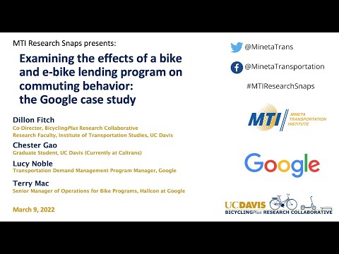 Effects of Bike Lending on Commuting to Work: The Google Case Study