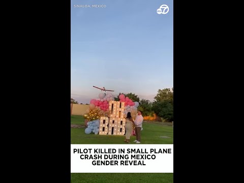 Pilot killed in small plane crash during gender reveal in Mexico