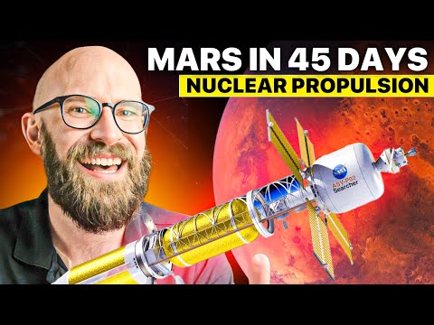 Nuclear Propulsion From Earth to Mars in Just 45 Days