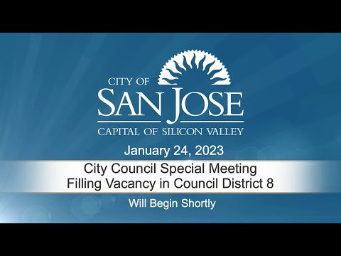 JAN 24, 2023 | City Council Special Meeting: Filling Vacancy in Council District 8