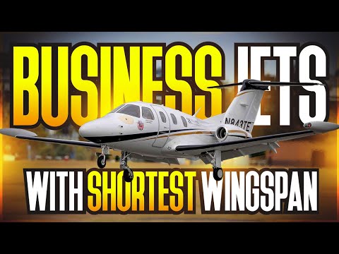 Top 5 Private Jets With The Shortest Wingspan