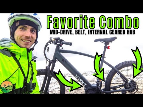 Vvolt Sirius Ebike FULL Review: Mid-drive, belt drive with internal geared hub!