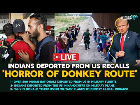 Indians Deported from the US Recall the Horrific Journey of the &#039;Donkey Route&#039;