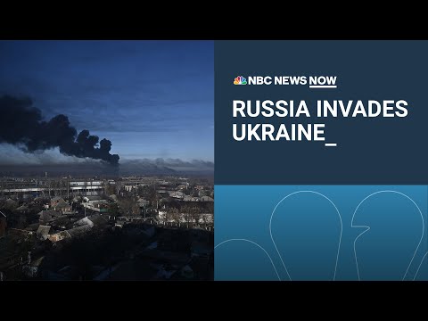 LIVE: Russian Forces Invade Ukraine As Biden Imposes Stronger Sanctions | NBC News