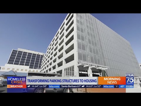 Transforming parking structures to housing