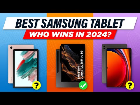 TOP 5 Best Samsung Tablet in 2024: Budget to Pro! (Galaxy Tab S9 Ultra, A8 &amp; More)