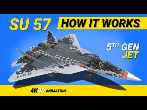 Su-57 5th generation fighter jet | How it Works #jets #fighterjet #planes