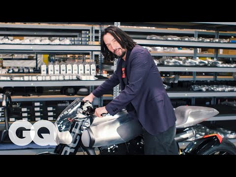 Keanu Reeves Shows Off His Most Prized Motorcycles | Collected | GQ