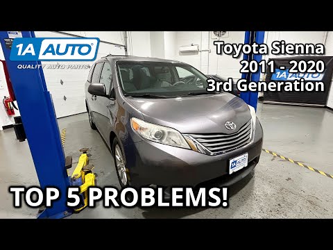 Top 5 Problems Toyota Sienna Minivan 2011-2020 3rd Generation