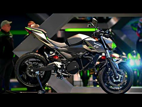 Kawasaki Electric Bike Unveiled🔥 with Premium Design with New Develop EV Engine