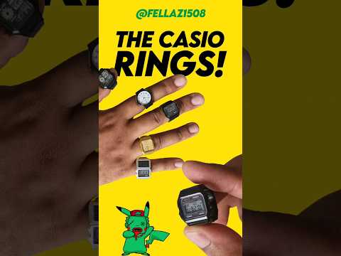 I bought the Casio Rings!!