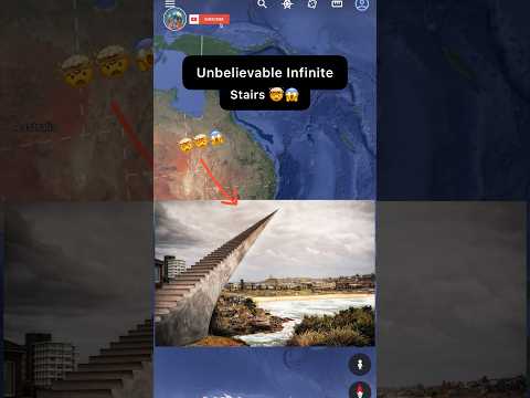 Infinite Stairs To Moon 😱🤯 On Google Earth #shorts