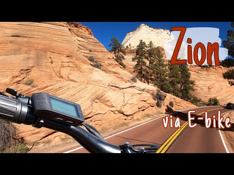 Into the Heart of Zion National Park ❤️ My E-bike Trip through Zion Canyon Scenic Drive - Utah in 4K