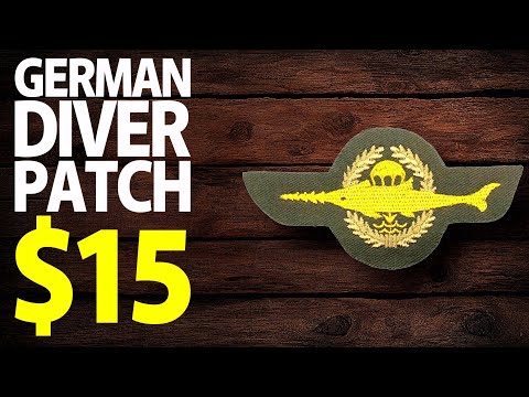 $15 | West German Combat Diver Airborne Patch Wing 4: Military History, | Military Antiques Toronto