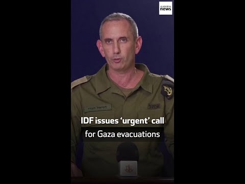 IDF issues ‘urgent’ call for Gaza evacuations