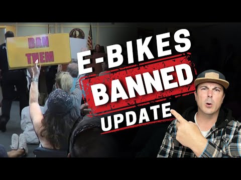 E-BIKE BANNING EXPANDS // Riders At Meeting Shouted Down &amp; Escorted out!