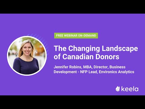 The Changing Landscape of Canadian Donors