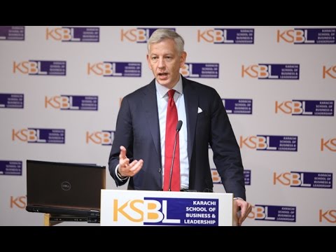 Dominic Barton of McKinsey speaks at KSBL Karachi