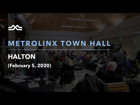 Metrolinx Town Hall - Halton (February 5, 2020)