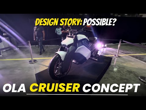 Ola Cruiser Electric Motorcycle Concept - Details in Design