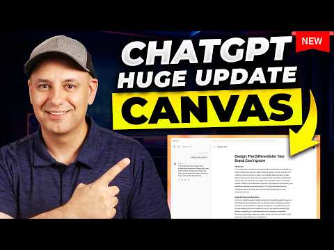 ChatGPT Just Changed How You&#039;ll Write and Code - Introducing Canvas