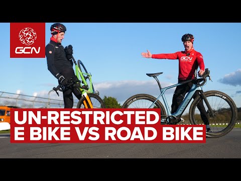 Just How Much Faster Is An Un-Restricted E Bike Than A Road Bike?