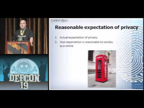 DEFCON 19: WTF Happened to the Constitution?! The Right to Privacy in the Digital Age (w speaker)