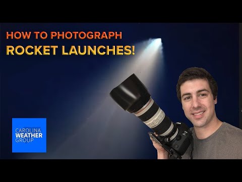 How to photograph rocket launch