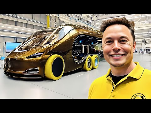 Elon Musk Revealed NEW Tesla Van That Shocked Auto Industry!