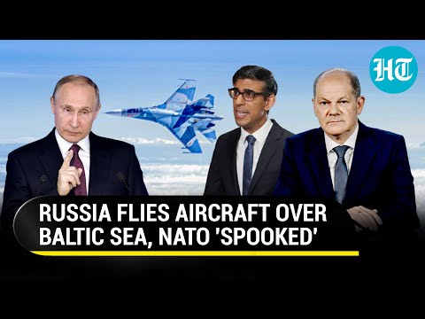 NATO nations scramble fighters as Russia flies three aircraft over Baltic Sea | Watch