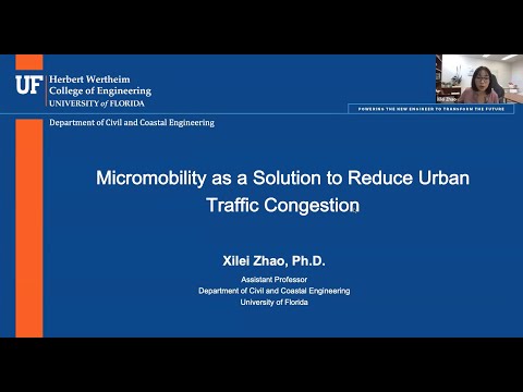 STRIDE Webinar: Micro-Mobility as a Solution to Reduce Urban Traffic Congestion