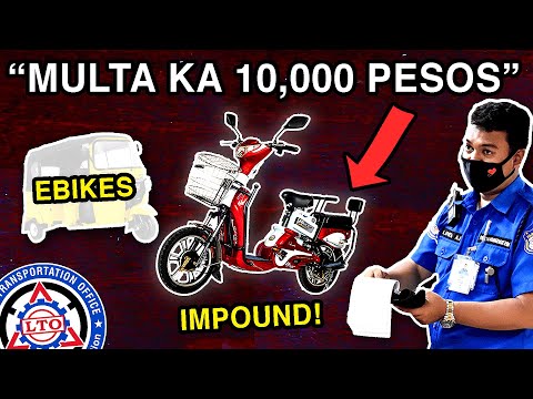 E-BIKES, HUHULIHIN NA ANG WALANG LISENSYA