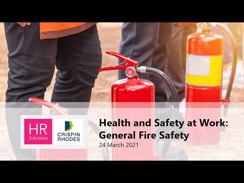 Health and Safety - General Fire Safety